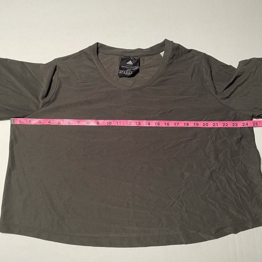 Adidas Training x Universal Standard Cropped Mesh Tee